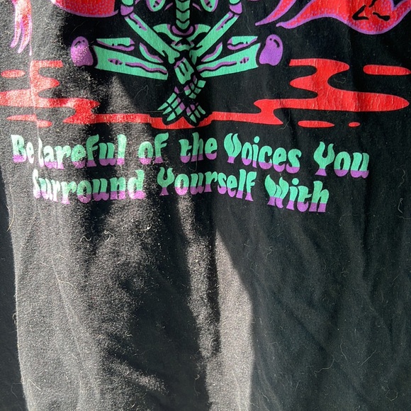 BELLA CANVAS LARGE BLACK GRAPHIC MENS TSHIRT - Picture 2 of 3